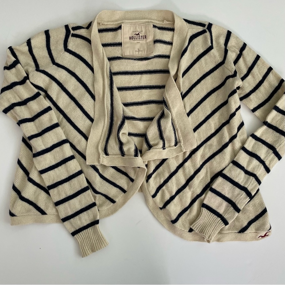 Vintage Y2K Hollister Striped Cardigan